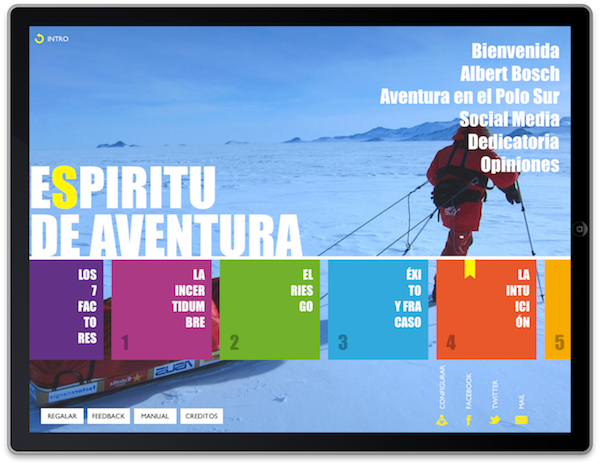 Portada App Espíritu de Aventura de Albert Bosch