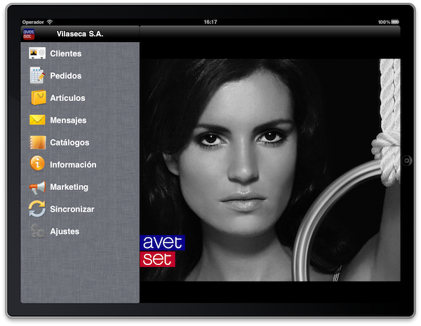 Portada App "Avet Set" de Vilaseca S.A.