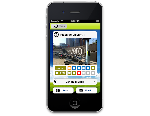 Detalle del estado de un punto de Recarga "Mobecpoint"